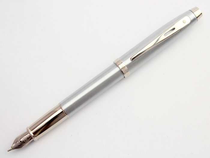 sheaffer-s100-brushed-chrome-caneta-tinteiro-0